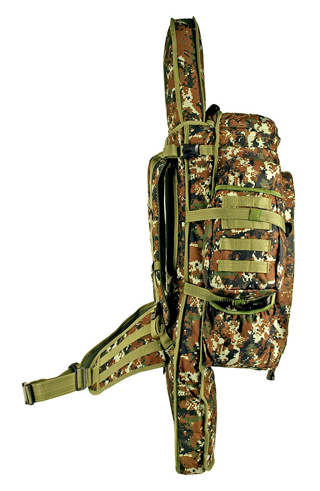 Tactical Full Gear Rifle Backpack - Digital Green Camo