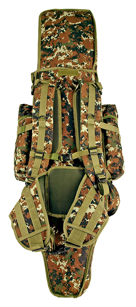 Tactical Full Gear Rifle Backpack - Digital Green Camo