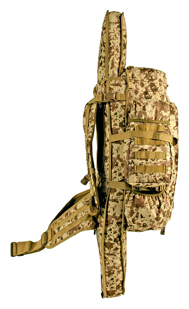 Tactical Full Gear Rifle Backpack - Digital Tan Camo