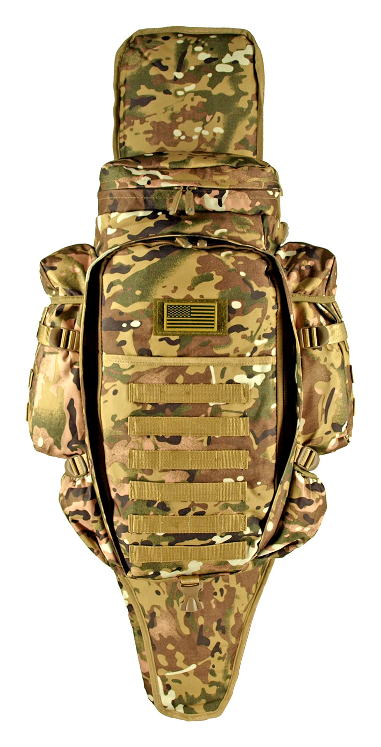 Tactical Full Gear Rifle Backpack - Camo