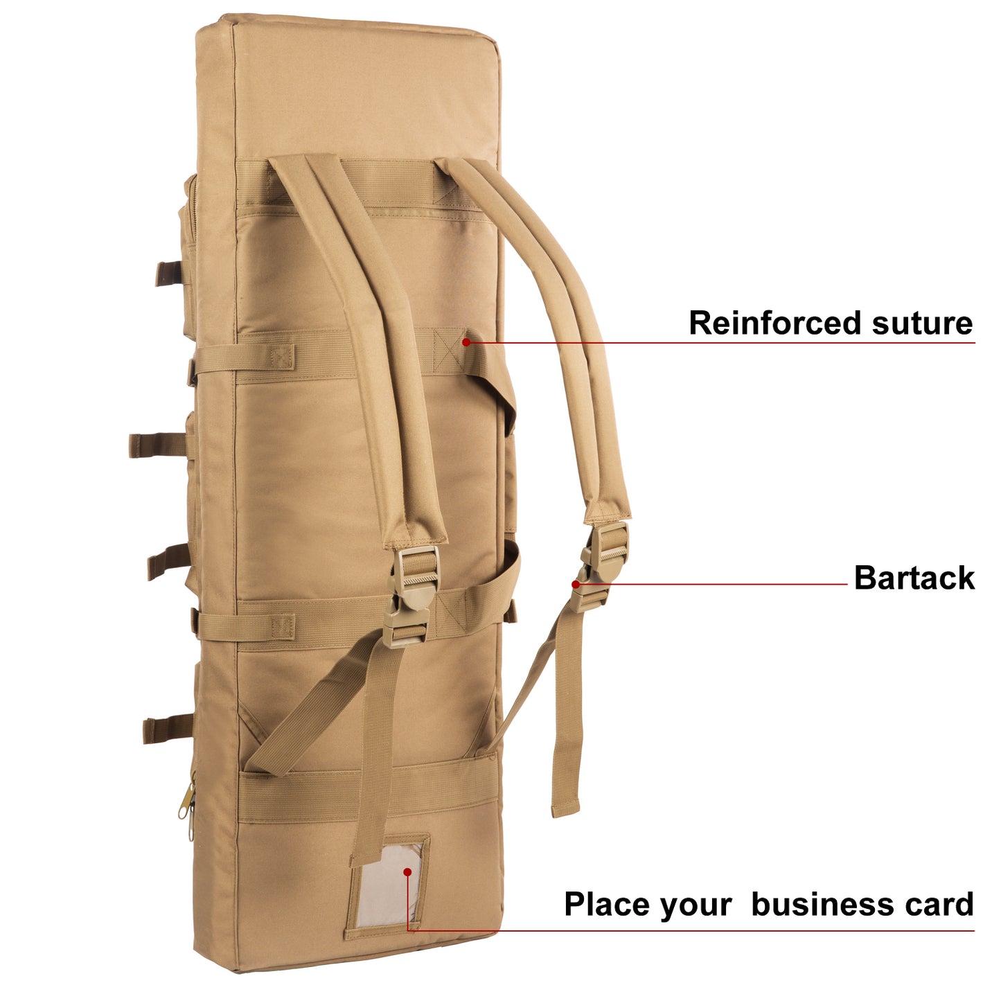 Deluxe Tactical Rifle (DTR) Case - Desert Tan