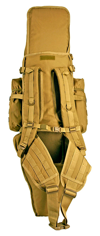 Tactical Full Gear Rifle Backpack - Desert Tan