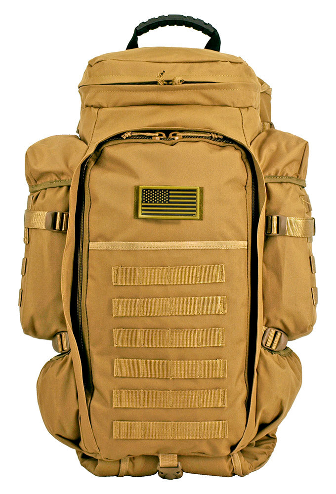 Tactical Full Gear Rifle Backpack - Desert Tan