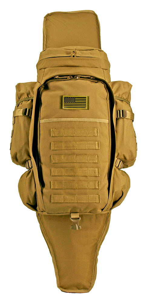 Tactical Full Gear Rifle Backpack - Desert Tan